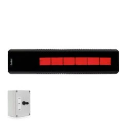 SunStar Glass Adjustable Wall/Ceiling Mounted 2-Stage Infrared Gas Heater -Dimplex Officials sunstar glass wall ceiling mounted two stage infrared outdoor gas heater 29333220425822