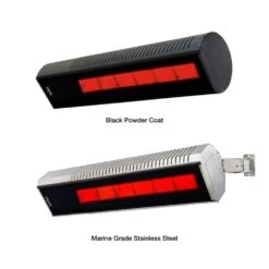 SunStar Glass Adjustable Wall/Ceiling Mounted 2-Stage Infrared Gas Heater -Dimplex Officials sunstar glass wall ceiling mounted two stage infrared outdoor gas heater 29333263253598