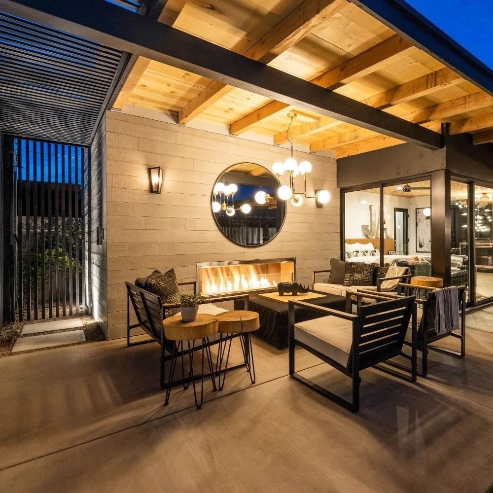 Superior Linear Vent-Free Outdoor Gas Fireplace - Optional See-Through 5 Superior Linear Vent-Free Outdoor Gas Fireplace - Optional See-Through - Image 5