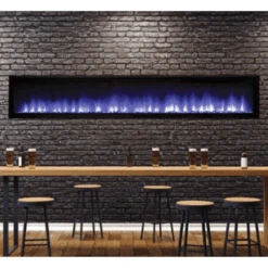 Superior Plexus Built-In/Wall Mounted Zero Clearance Linear Electric Fireplace -Dimplex Officials superior plexus built in wall mounted zero clearance linear electric fireplace 29168074817630