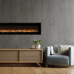 Superior Plexus Built-In/Wall Mounted Zero Clearance Linear Electric Fireplace -Dimplex Officials superior plexus built in wall mounted zero clearance linear electric fireplace 29174402449502