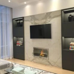 The Bio Flame 38-Inch Smart Firebox SS - Built-in Ethanol Fireplace -Dimplex Officials the bio flame 38 inch smart firebox ss built in ethanol fireplace 29110957178974