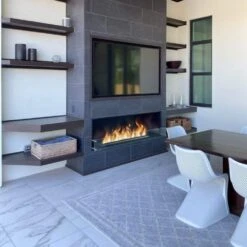 The Bio Flame 72-Inch Firebox SS - Built-in Ethanol Fireplace -Dimplex Officials the bio flame 72 inch firebox ss built in ethanol fireplace 29722671743070