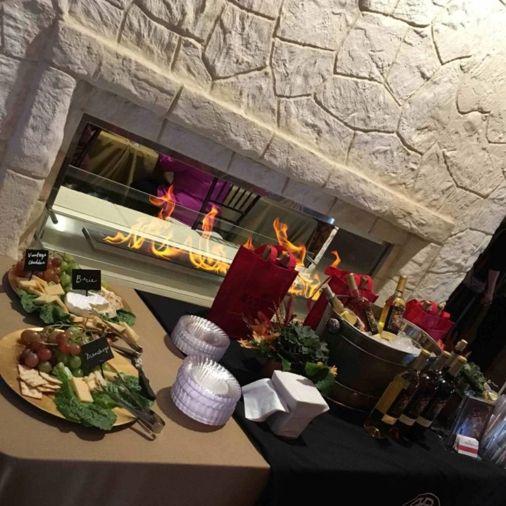 The Bio Flame 72-Inch Smart Firebox DS -See-Through Ethanol Fireplace 2 The Bio Flame 72-Inch Smart Firebox DS -See-Through Ethanol Fireplace - Image 2