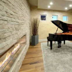 The Bio Flame 96-Inch Firebox DS - See-Though Ethanol Fireplace -Dimplex Officials the bio flame 96 inch firebox ds see though ethanol fireplace 29725483663454