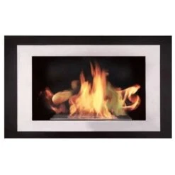 The Bio Flame Lorenzo 45-Inch Built-in/Wall Mounted Ethanol Fireplace