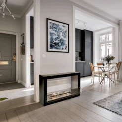 The Bio Flame Sek XL 53-Inch Free Standing See-Through Ethanol Fireplace -Dimplex Officials the bio flame sek xl 53 inch free standing see through ethanol fireplace 29239003349086