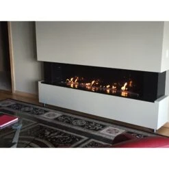 The Bio Flame 72-Inch Smart Black Or Stainless Steel Ethanol Burner -Dimplex Officials the bio flame the bio flame 72 smart remote controlled ethanol burner black or stainless steel 24405907587