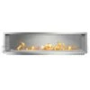 The Bio Flame 96-Inch Smart Firebox SS - Built-in Ethanol Fireplace