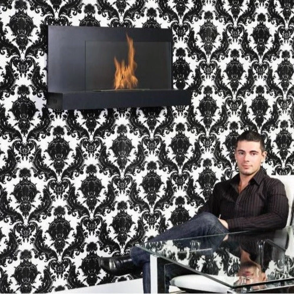 The Bio Flame Lotte 35-Inch Black Wall Mounted Ethanol Fireplace 2 The Bio Flame Lotte 35-Inch Black Wall Mounted Ethanol Fireplace - Image 2