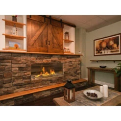 The Bio Flame XL Firebox SS 53-Inch Built-in Ethanol Fireplace -Dimplex Officials the bio flame the bio flame xl firebox ss 53 ul listed built in ethanol fireplace 19962675395