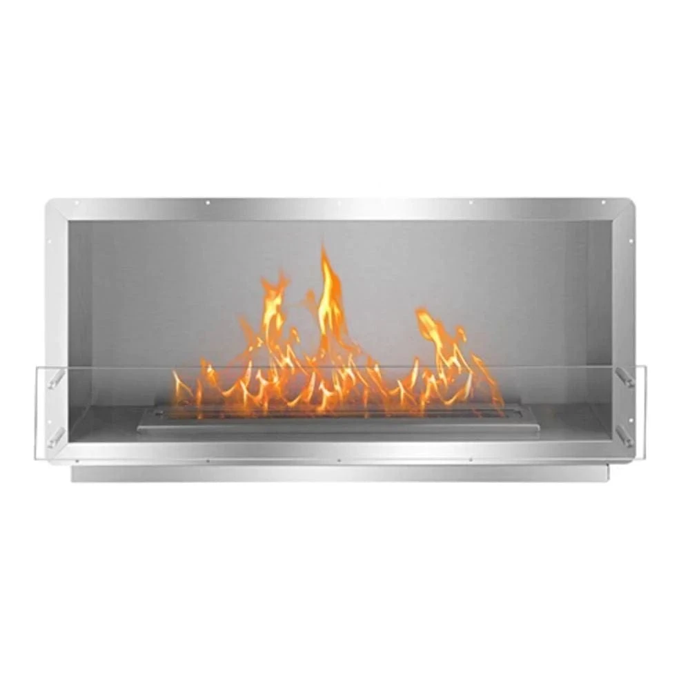 The Bio Flame XL Smart Firebox SS 53-Inch Built-in Ethanol Fireplace 1 The Bio Flame XL Smart Firebox SS 53-Inch Built-in Ethanol Fireplace