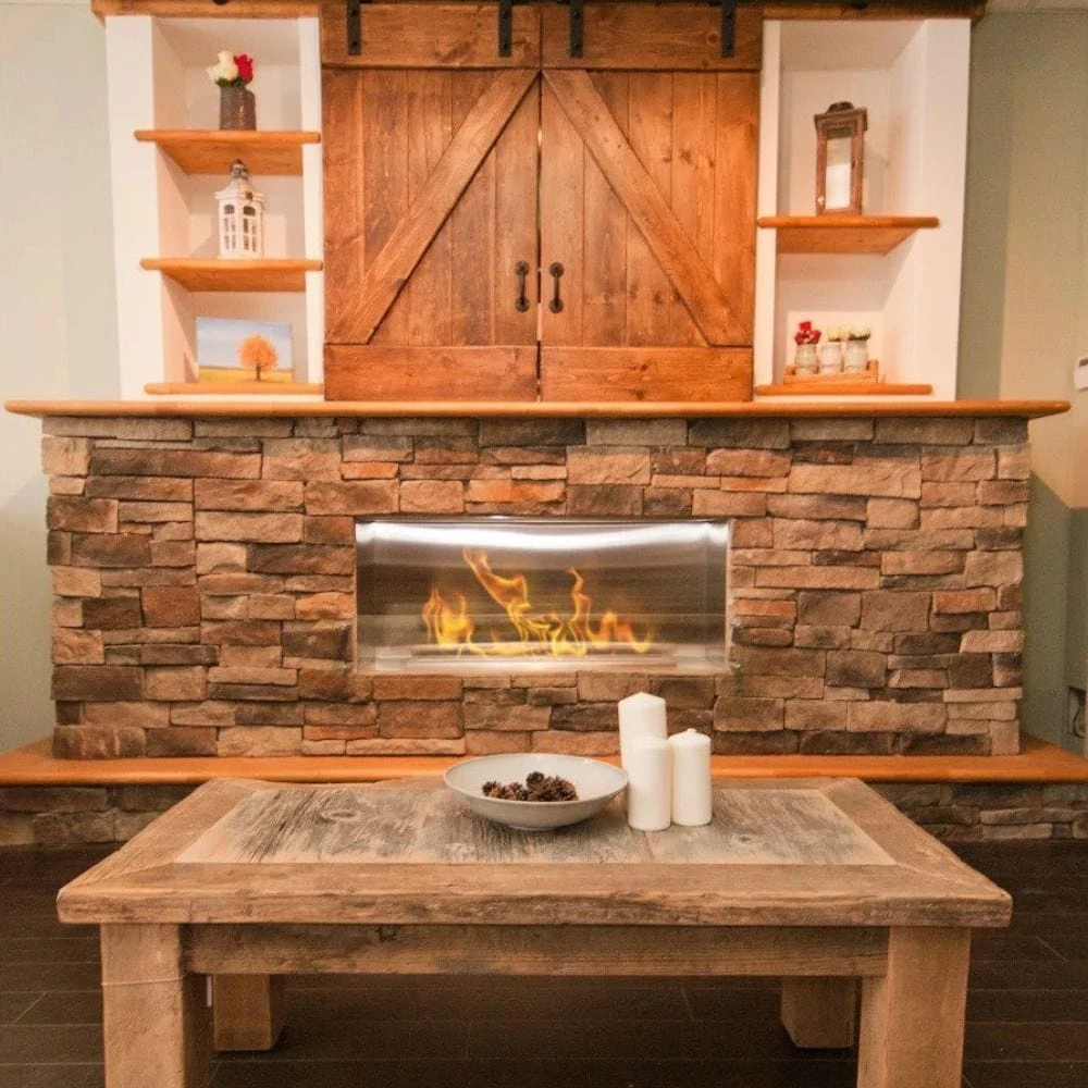 The Bio Flame XL Smart Firebox SS 53-Inch Built-in Ethanol Fireplace 2 The Bio Flame XL Smart Firebox SS 53-Inch Built-in Ethanol Fireplace - Image 2