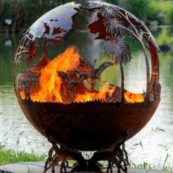 The Fire Pit Gallery 37-Inch Australian Outback Steel Fire Pit (7010026-37D) 7 The Fire Pit Gallery 37-Inch Australian Outback Steel Fire Pit (7010026-37D) -Dimplex Officials the fire pit gallery australian outback steel fire pit 29023328075870