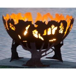 The Fire Pit Gallery 37-Inch Forest Fire Steel Fire Pit (7010001-37D) -Dimplex Officials the fire pit gallery forest fire steel fire pit 29023234228318