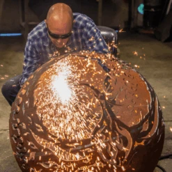 The Fire Pit Gallery 37-Inch Phoenix Rising Steel Fire Pit (7010037-37F) -Dimplex Officials the fire pit gallery phoenix rising steel fire pit 29023168168030