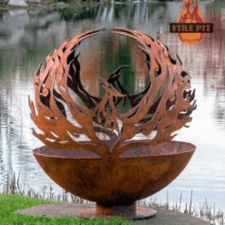 The Fire Pit Gallery 37-Inch Phoenix Rising Steel Fire Pit (7010037-37F) -Dimplex Officials the fire pit gallery phoenix rising steel fire pit 29023180128350