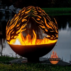 The Fire Pit Gallery 37-Inch Phoenix Rising Steel Fire Pit (7010037-37F) -Dimplex Officials the fire pit gallery phoenix rising steel fire pit 29023180259422
