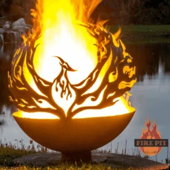 The Fire Pit Gallery 37-Inch Phoenix Rising Steel Fire Pit (7010037-37F) -Dimplex Officials the fire pit gallery phoenix rising steel fire pit 29023193006174