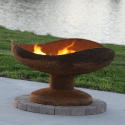 The Fire Pit Gallery 36-Inch Sand Dune Steel Fire Bowl (7010003-36P) -Dimplex Officials the fire pit gallery sand dune steel fire bowl 29023265030238