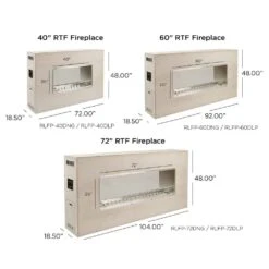 The Outdoor GreatRoom Company See-Through Ready To Finish Gas Fireplace -Dimplex Officials the outdoor greatroom company see through ready to finish gas fireplace 29798536478814