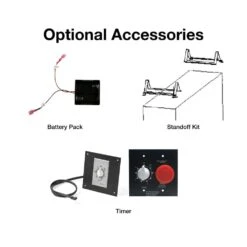 The Outdoor GreatRoom Company See-Through Ready To Finish Gas Fireplace -Dimplex Officials the outdoor greatroom company see through ready to finish gas fireplace 29806792376414