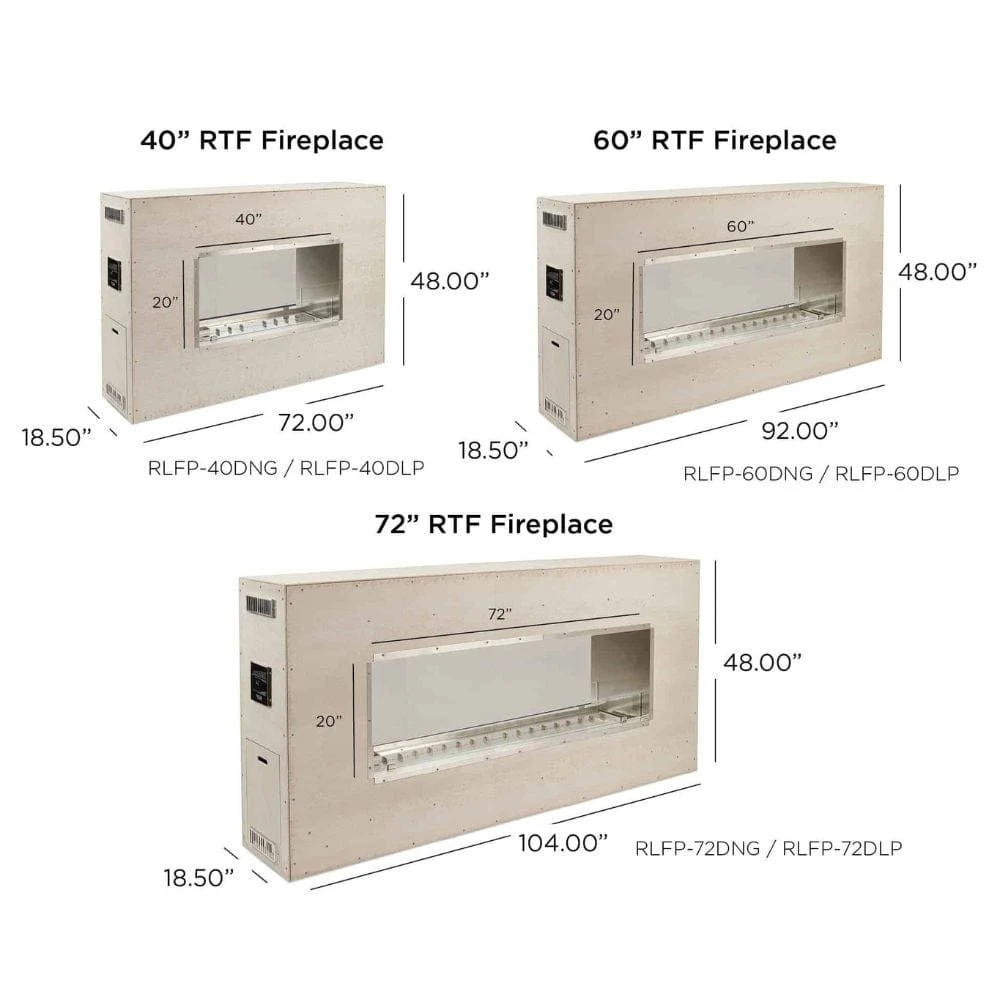The Outdoor GreatRoom Company Ready To Finish Gas Fireplace 3 The Outdoor GreatRoom Company Ready To Finish Gas Fireplace - Image 3