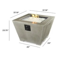 The Outdoor GreatRoom Company Cove 37-Inch Square Gas Fire Bowl (CV-2424) 14 The Outdoor GreatRoom Company Cove 37-Inch Square Gas Fire Bowl (CV-2424) -Dimplex Officials the outdoor greatroom company the outdoor greatroom company cove 37 square gas fire bowl cv 2424 14371245523038