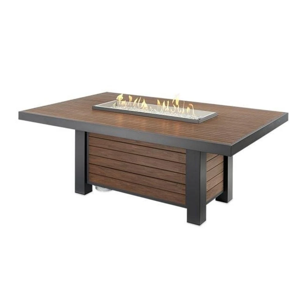 The Outdoor GreatRoom Company Kenwood 81-Inch Gas Fire Pit Dining Table (KW-1242-K) 1 The Outdoor GreatRoom Company Kenwood 81-Inch Gas Fire Pit Dining Table (KW-1242-K)
