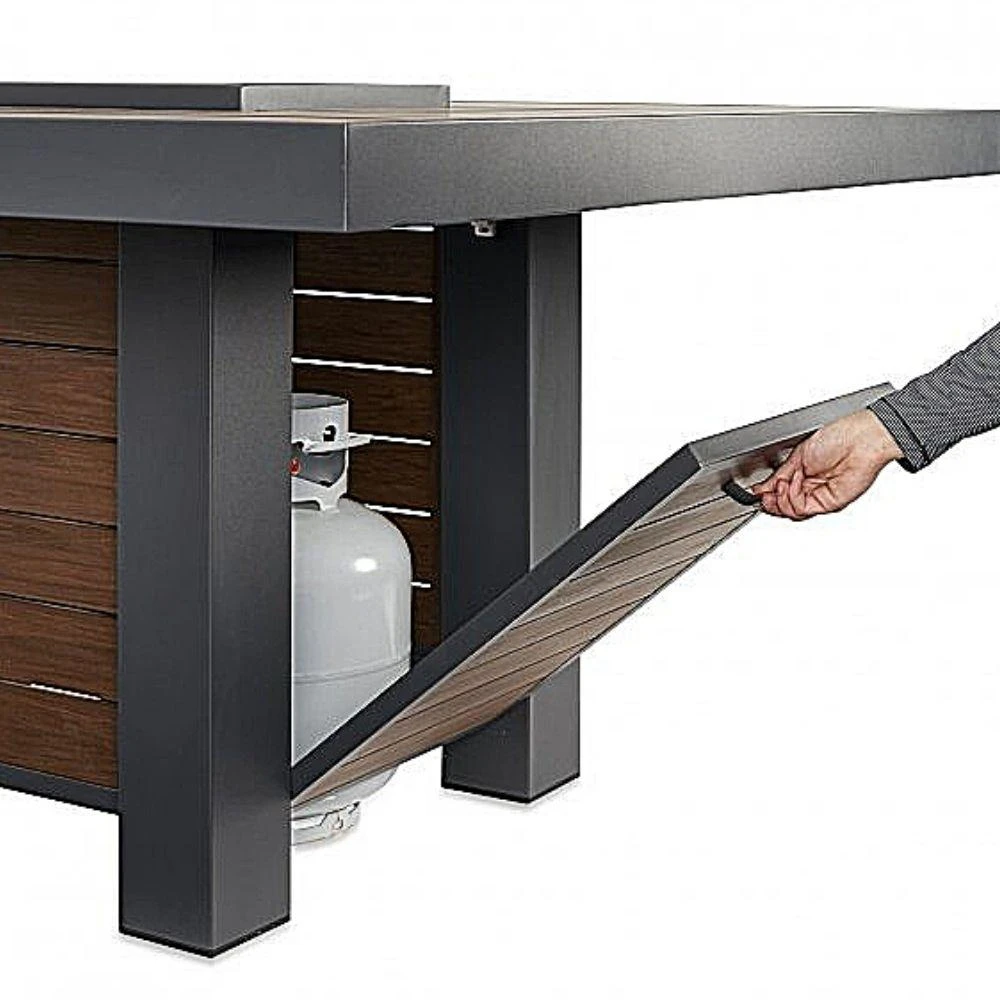 The Outdoor GreatRoom Company Kenwood 81-Inch Gas Fire Pit Dining Table (KW-1242-K) 4 The Outdoor GreatRoom Company Kenwood 81-Inch Gas Fire Pit Dining Table (KW-1242-K) - Image 4