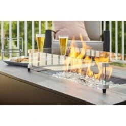 The Outdoor GreatRoom Company Kinney 55-Inch Linear Gas Fire Pit Table (KN-1224) -Dimplex Officials the outdoor greatroom company the outdoor greatroom company kinney 55 linear gas fire pit table kn 1224 14355151388766
