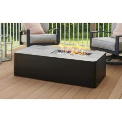 The Outdoor GreatRoom Company Kinney 55-Inch Linear Gas Fire Pit Table (KN-1224) -Dimplex Officials the outdoor greatroom company the outdoor greatroom company kinney 55 linear gas fire pit table kn 1224 14355154174046