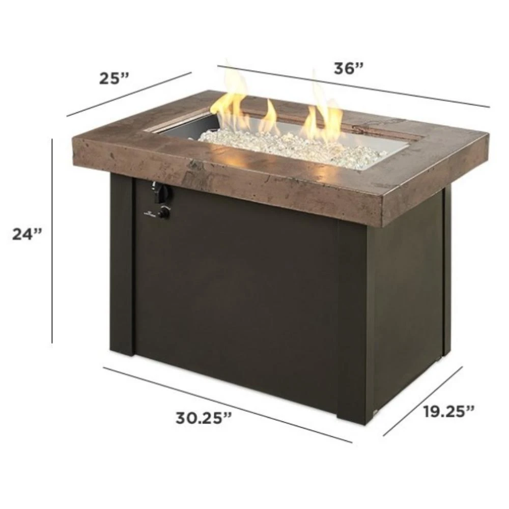 The Outdoor GreatRoom Company Providence Rectangular Gas Fire Pit Table 13 The Outdoor GreatRoom Company Providence Rectangular Gas Fire Pit Table - Image 13