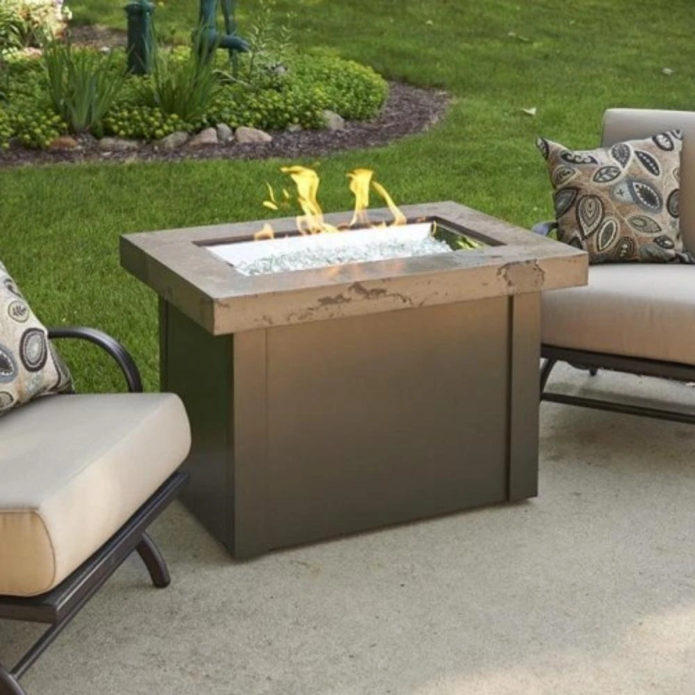 The Outdoor GreatRoom Company Providence Rectangular Gas Fire Pit Table 2 The Outdoor GreatRoom Company Providence Rectangular Gas Fire Pit Table - Image 2