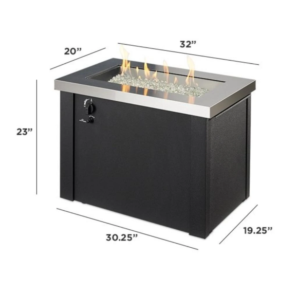 The Outdoor GreatRoom Company Providence Rectangular Gas Fire Pit Table 11 The Outdoor GreatRoom Company Providence Rectangular Gas Fire Pit Table - Image 11