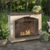 The Outdoor GreatRoom Company Stone Arch 63-Inch Freestanding Gas Fireplace (SAFP-1224)