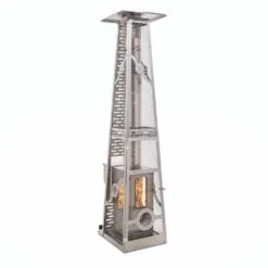Timber Stoves Big Timber Elite Stainless Steel Pellet Patio Heater (WPPHBTESS1.0)