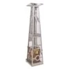 Timber Stoves Lil' Timber Elite Stainless Steel Pellet Patio Heater (WPPHLTESS1.0)
