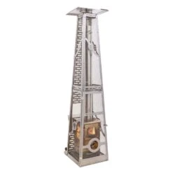 Timber Stoves Lil' Timber Elite Stainless Steel Pellet Patio Heater (WPPHLTESS1.0)