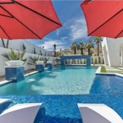 Top Fires Maya 24-Inch Square Concrete Gas Fire And Water Bowl - Electronic (OPT-24SFWE) -Dimplex Officials top fires 24 inch square concrete gas fire and water bowl electronic opt 24sfwe 28813190791262