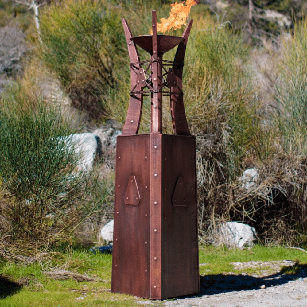 Top Fires Bastille 87-Inch Copper Fire Tower - Electronic (OPT-FTWR3EKIT) 2 Top Fires Bastille 87-Inch Copper Fire Tower - Electronic (OPT-FTWR3EKIT) - Image 2