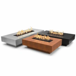 Top Fires Cabo 66-Inch Rectangular GFRC Gas Fire Pit Table - Electronic -Dimplex Officials top fires cabo 66 inch rectangular gfrc gas fire pit table electronic 28856723669086