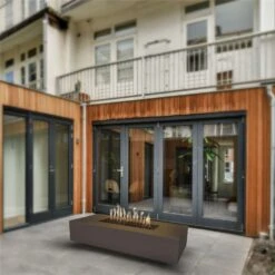 Top Fires Cabo 66-Inch Rectangular GFRC Gas Fire Pit Table - Flame Sense -Dimplex Officials top fires cabo 66 inch rectangular gfrc gas fire pit table flame sense liquid propane chocolate opt cbln66fsen chc lp 840163916738 29570078015582