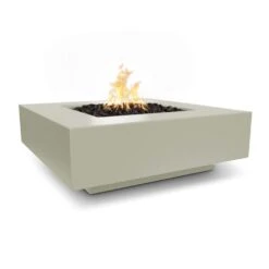 Top Fires Cabo Square GFRC Gas Fire Pit Table - Electronic -Dimplex Officials top fires cabo square gfrc gas fire pit table electronic 29694141562974