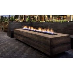 Top Fires Catalina Rectangular GFRC Gas Fire Pit - Flame Sense -Dimplex Officials top fires catalina rectangular gfrc gas fire pit flame sense 29556589920350