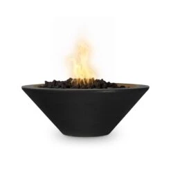Top Fires Cazo 24-Inch Round Concrete Gas Fire Bowl - Electronic (OPT-24RFOE) -Dimplex Officials top fires cazo 24 inch round concrete gas fire bowl electronic opt 24rfoe 29679271084126