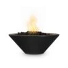Top Fires Cazo 31-Inch Round Concrete Gas Fire Bowl - Electronic (OPT-31RFOE)
