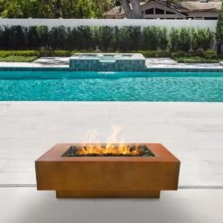 Top Fires Coronado 15-Inch Tall Rectangular Corten Steel Gas Fire Pit - Match Lit 13 Top Fires Coronado 15-Inch Tall Rectangular Corten Steel Gas Fire Pit - Match Lit -Dimplex Officials top fires coronado 15 inch tall rectangular corten steel gas fire pit match lit 29563820900446