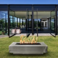 Top Fires Coronado 15-Inch Tall Rectangular Stainless Steel Gas Fire Pit - Match Lit -Dimplex Officials top fires coronado 15 inch tall rectangular stainless steel gas fire pit match lit liquid propan 84 x 28 opt corss84 lp 840029512845 29563851931742