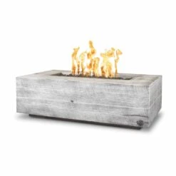 Top Fires Coronado Rectangular GFRC Gas Fire Pit - Match Lit -Dimplex Officials top fires coronado rectangular gfrc gas fire pit match lit liquid propane 48 ivory opt cor48 ivy lp 840029507889 29694995726430